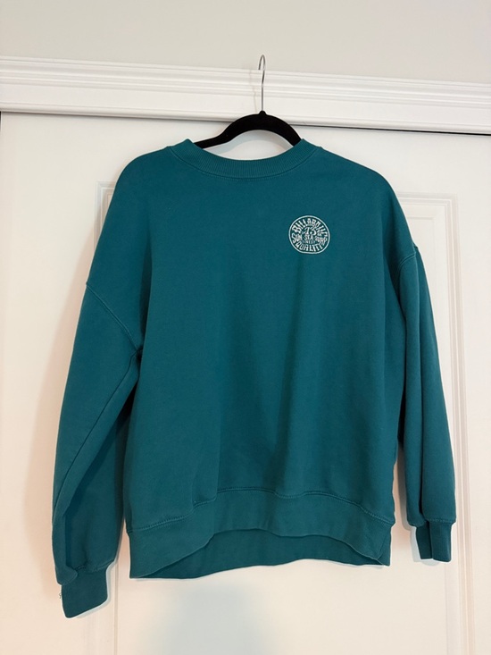 Billabong Other - Billabong Teal Crewneck Sweatshirt with Small Chest Logo